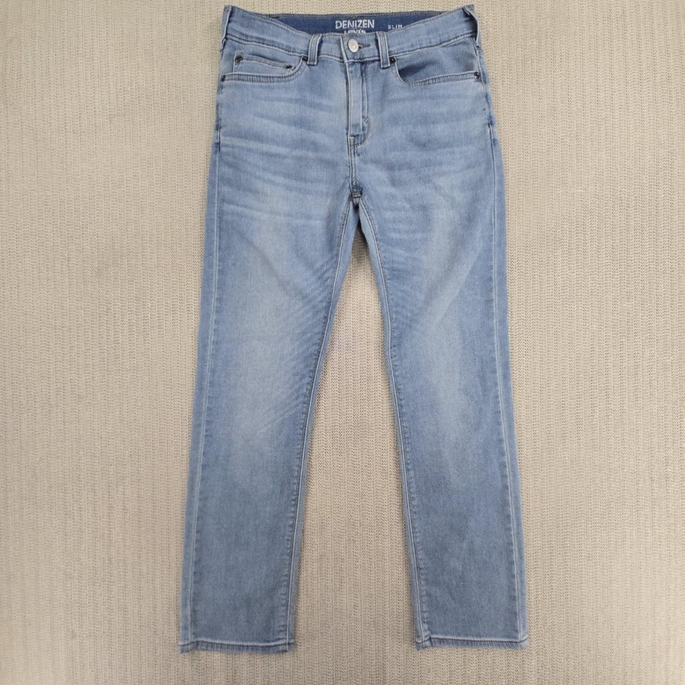 Denizen From Levis Jeans Boys 16 Regular Blue Slim Tapered Denim 28x27 Stretch